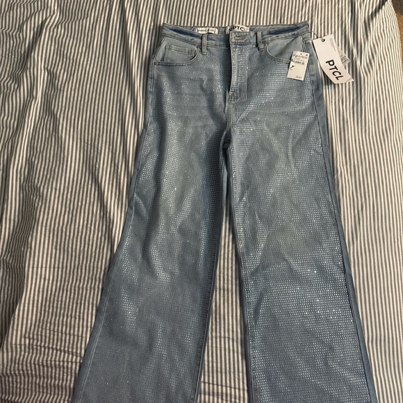 Nordstrom Light Blue Flare Jeans - Picture 5 of 5